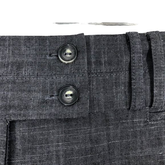 B Wear Byer California Grey Plaid Drsign Dress Slacks, Career Pants SZ 9 - Picture 4 of 9